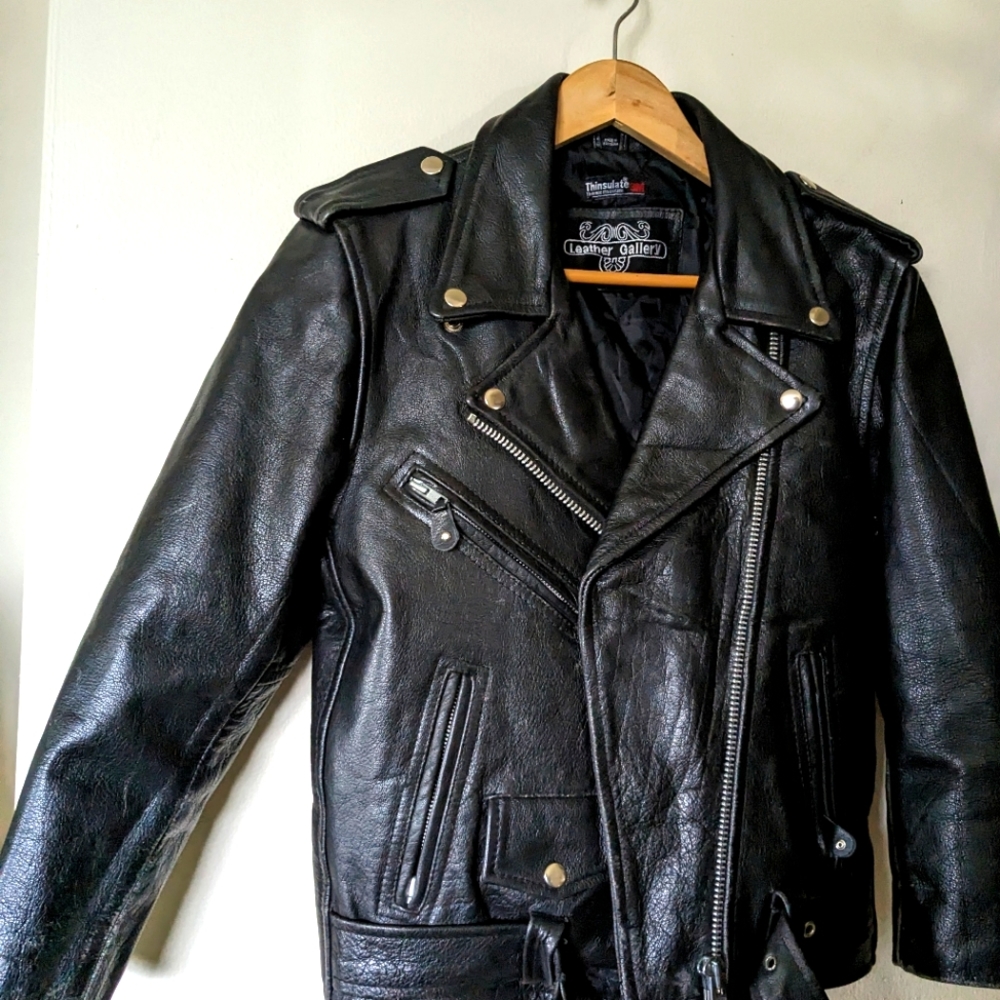 Vintage Leather Gallery Ladies Leather Motorcycle Jacket
